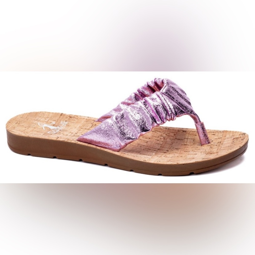 NWT Corky’s Metallic Lavender Size 10.